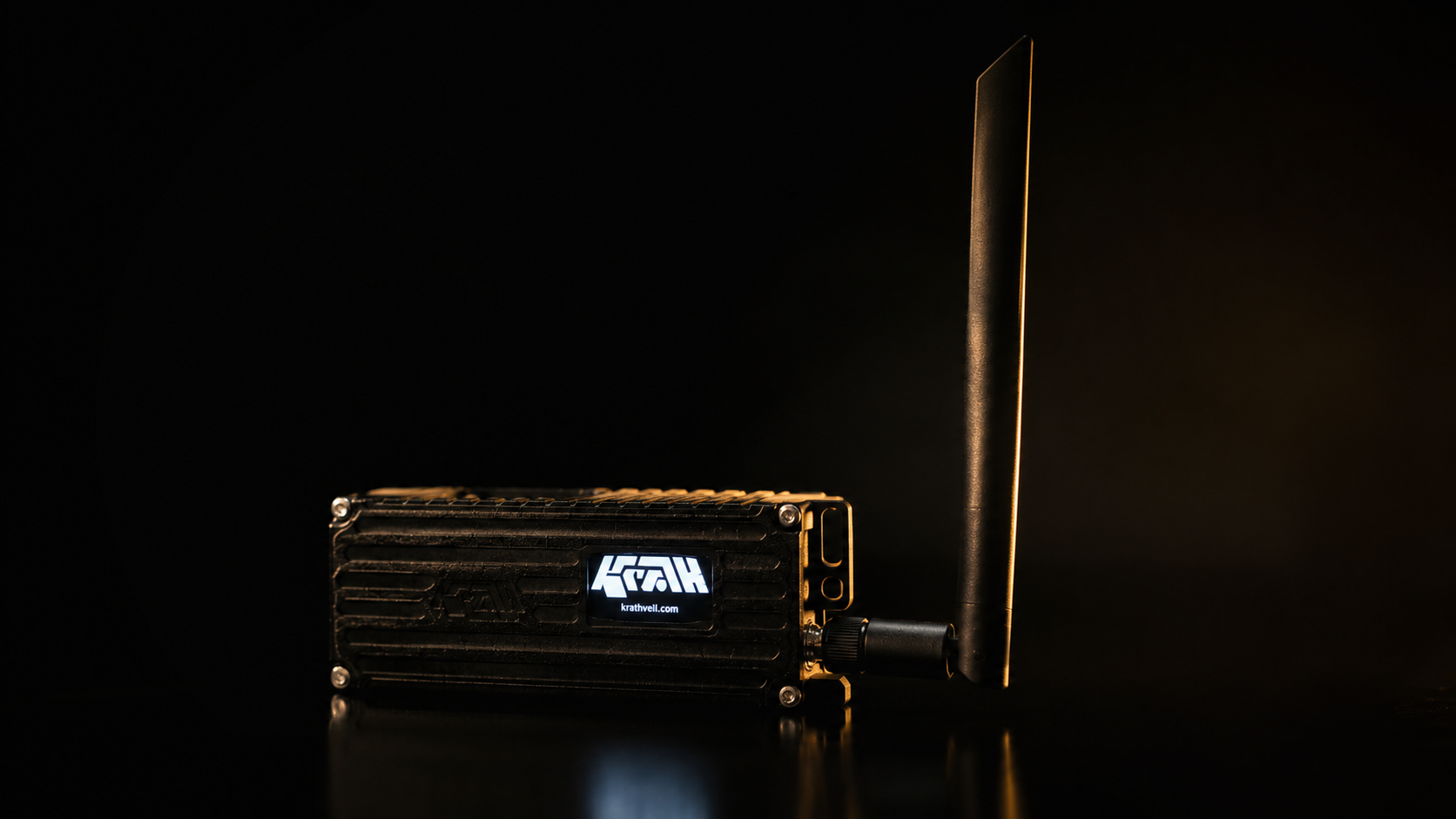 The Krath Veil KTAF Core node, antenna raised